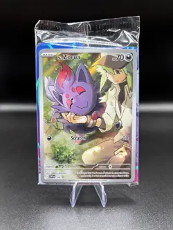N's Zorua 189 Black Star Promo Card : Pokemon TCG Journey Together : NM Sealed - Image 1