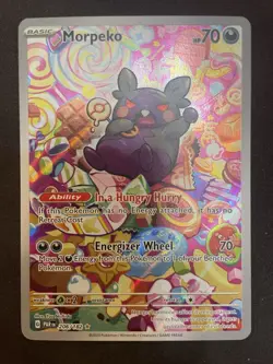 Morpeko 206/182 Paradox Rift Illustration Rare Holo Pokemon Card - Image 1