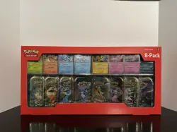 Pokemon TCG Prismatic Evolutions Costco 8 Mini-Tin Bundle w/ Promo Cards NEW - Image 1