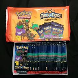 Pokemon Trick or Trade Booster Bundle TCG Cards 35 Mini Packs 2 PACK - Image 2