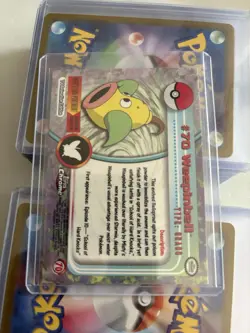 Topps Chrome Spectra Foil Pokemon Card #70 Weepinbell 2000 TV Animation - Image 2
