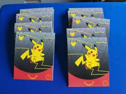 POKEMON 25TH ANNIVERSARY MCDONALDS CASE LOT 150 CARD BOOSTER PACKS TOY #1#2#3#4 - Image 4
