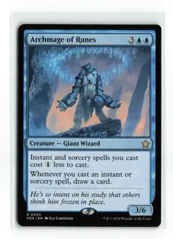 ARCHMAGE OF RUNES 0030 FOUNDATIONS NON HOLO MTG NM - Image 1