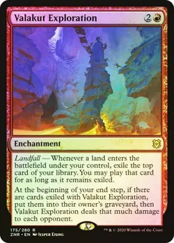 MTG - Valakut Exploration - Foil - ZNR - Magic the Gathering - Image 1