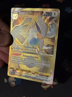 Pokemon Cards Lugia VSTAR 211/195 Gold Secret Rare Silver Tempest - (NM) - Image 3