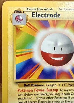 Electrode Pokemon TCG Base Set Unlimited 21/102 Non-Holo Rare 1999 LP - Image 5
