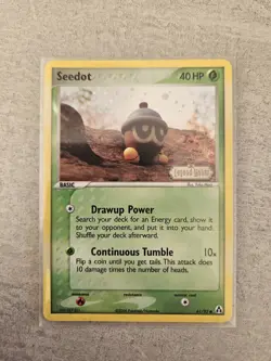 Pokemon TCG Seedot Legend Maker 61/92 Reverse Holo Stamped LP. - Image 1