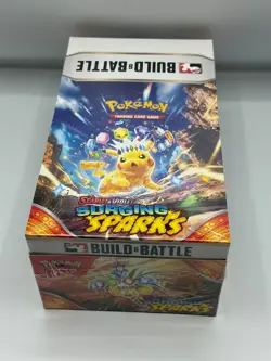 Pokemon SV8 Surging Sparks Build & Battle Kit Sealed Display Box (10 Kits) New - Image 1