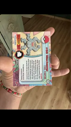 2000 Pokemon Topps Chrome Series 1 #68 Machamp Spectra - Image 2