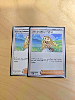 2x Lillie's Determination 119/132 Trainer Pokemon TCG: Mega Evolution NonHolo NM - Image 1