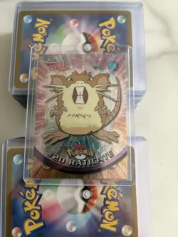 Pokemon 2000 Topps Chrome #20 Raticate Spectra Refractor - Image 1