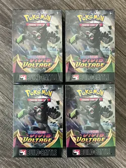 Pokemon 2020 Vivid Voltage Build & Battle Box Lot of 4 - Brand New Sealed - Image 1