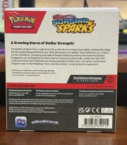 Pokemon Surging Sparks SV08 Booster Bundle 6 Pack TCG, New Sealed - Image 2