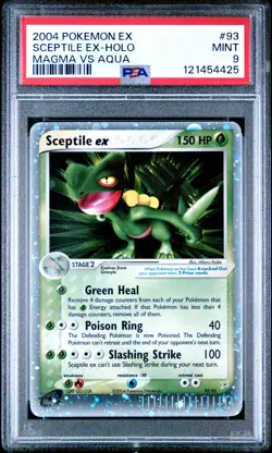 Sceptile EX Holo 93/95 PSA 9 Mint 2004 Pokemon EX Team Magma Vs. Team Aqua - Image 1