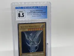 Yugioh Blue Eyes White Dragon YAP1-EN001 CGC 8.5 NM-Mint Ultra Rare Promo 2008 - Image 5