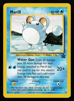 Marill 29 WOTC Black Star Promo Pokemon Card - Image 1