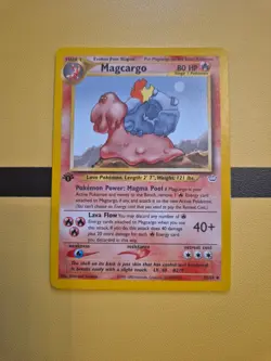 Pokemon Cards: 1st Edition Neo Revelation Uncommon: Magcargo 33/64 - Image 1