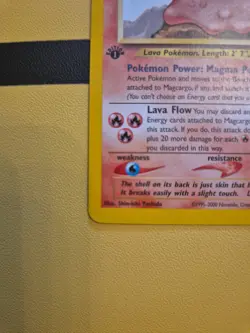 Pokemon Cards: 1st Edition Neo Revelation Uncommon: Magcargo 33/64 - Image 5
