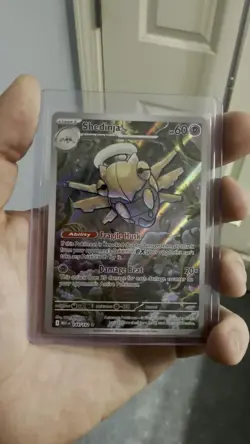 Pokemon TCG Mega Evolution Shedinja Illustration Rare Full Art Card 144/132 - Image 2