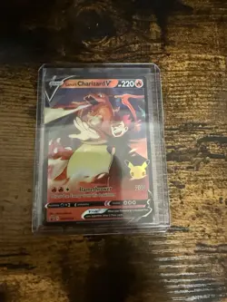 Lances Charizard v SWSH133 Promo Rare Pokemon Card Normal Sized, Mint Condition - Image 1