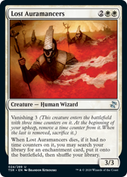 Lost Auramancers FOIL Time Spiral Remastered NM White Uncommon MTG CARD ABUGames - Image 1