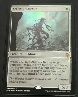 Oblivion Sower [Duel Decks: Zendikar vs. Eldrazi] Lightly Played Foil - Image 1