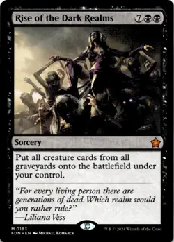 MTG Rise of the Dark Realms Normal NM Foundations Magic 183 - Image 1