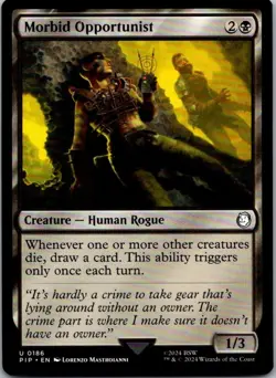 Morbid Opportunist U Creature - Human Rogue Normal Universes Beyond: Fallout 186 - Image 1