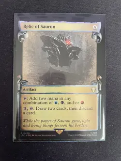 ✨ Relic of Sauron (Showcase Scrolls) LOTR Foil-etch - Image 1