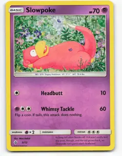2018 Pokemon, McDonald's Promos, #5/12 Slowpoke, Holo Promo - Image 1