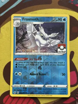 Pokemon Frosmoth 064/202 - 4th Place League Challenge Stamped Promo - Image 1