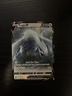 Lugia V 138/195 Silver Tempest Full Art Ultra Rare Holo Pokemon TCG MINT - Image 1