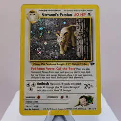 Pokemon TCG - Giovanni's Persian 8/132 Gym Challenge Holo Rare WOTC 1999 - HP - Image 2