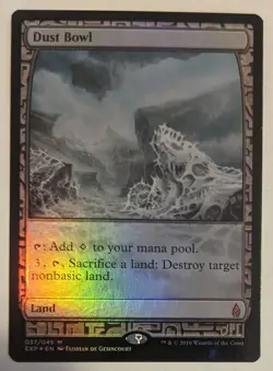 MTG English Magic Card Near Mint FOIL Zendikar EXPEDITIONS. *DUST BOWL* - Image 1