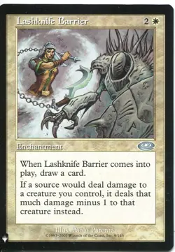 Magic The Gathering MTG Mystery Pack Card Lashknife Barrier - Image 1