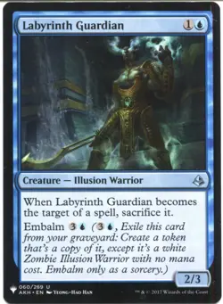 Magic The Gathering MTG Mystery Pack Card Labyrinth Guardian - Image 1