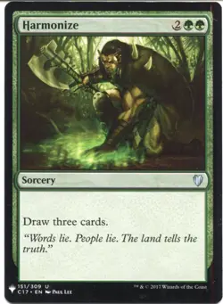 Magic The Gathering MTG Mystery Pack Card Harmonize - Image 1