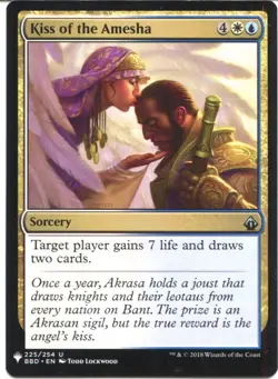 Magic The Gathering MTG Mystery Pack Card Kiss of the Amesha - Image 1