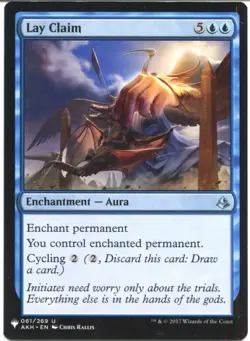 Magic The Gathering MTG Mystery Pack Card Lay Claim - Image 1