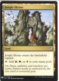 Magic The Gathering MTG Mystery Pack Card Jungle Shrine - Image 1
