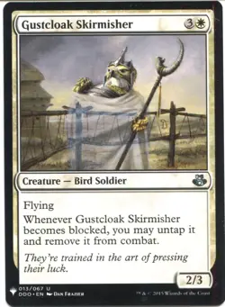 Magic The Gathering MTG Mystery Pack Card Gustcloak Skirmisher - Image 1