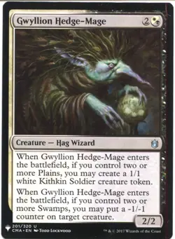 Magic The Gathering MTG Mystery Pack Card Gwyllion Hedge-Mage - Image 1