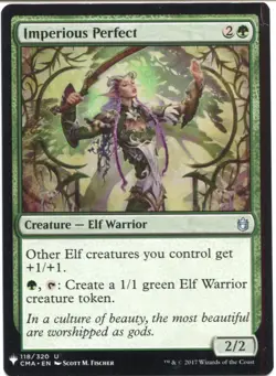 Magic The Gathering MTG Mystery Pack Card Imperious Perfect - Image 1