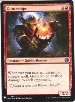 Magic The Gathering MTG Mystery Pack Card Guttersnipe - Image 1