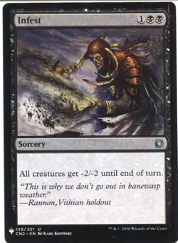 Magic The Gathering MTG Mystery Pack Card Infest - Image 1