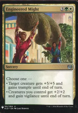 Magic The Gathering MTG Mystery Pack Card Engineered Might - Image 1