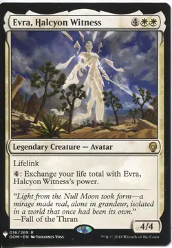 Magic The Gathering MTG Mystery Pack Card Evra, Halcyon Witness - Image 1