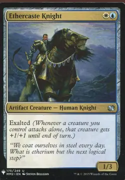 Magic The Gathering MTG Mystery Pack Card Ethercaste Knight - Image 1