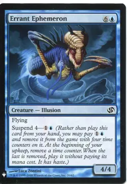 Magic The Gathering MTG Mystery Pack Card Errant Ephemeron - Image 1