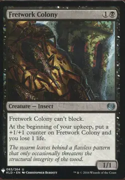 Magic The Gathering MTG Mystery Pack Card Fretwork Colony - Image 1